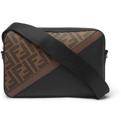 mens fendi messenger bag|fendi shoulder bag men's.